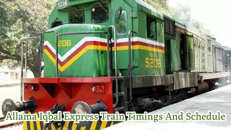 Karachi To Sialkot: Allama Iqbal Express Train Timings And Schedule At 2024 (Updated)